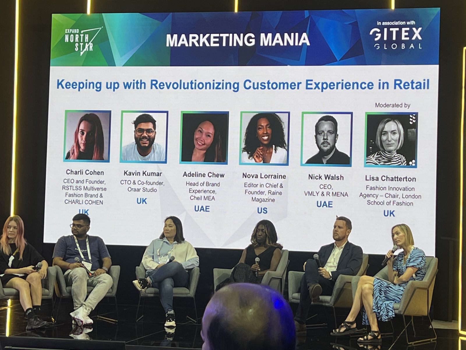 Kavin Kumar on panel at GITEX Global Marketing Mania 2023 — Keeping up with Revolutionizing Customer Experience in Retail