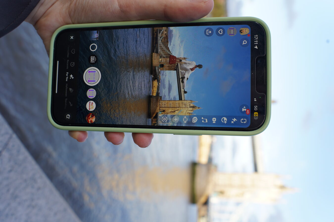 Tower Bridge AR from a second viewing angle